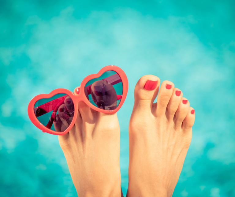 summer pedicure